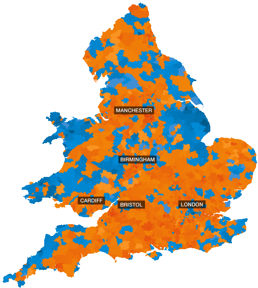 UK Map December 2023 